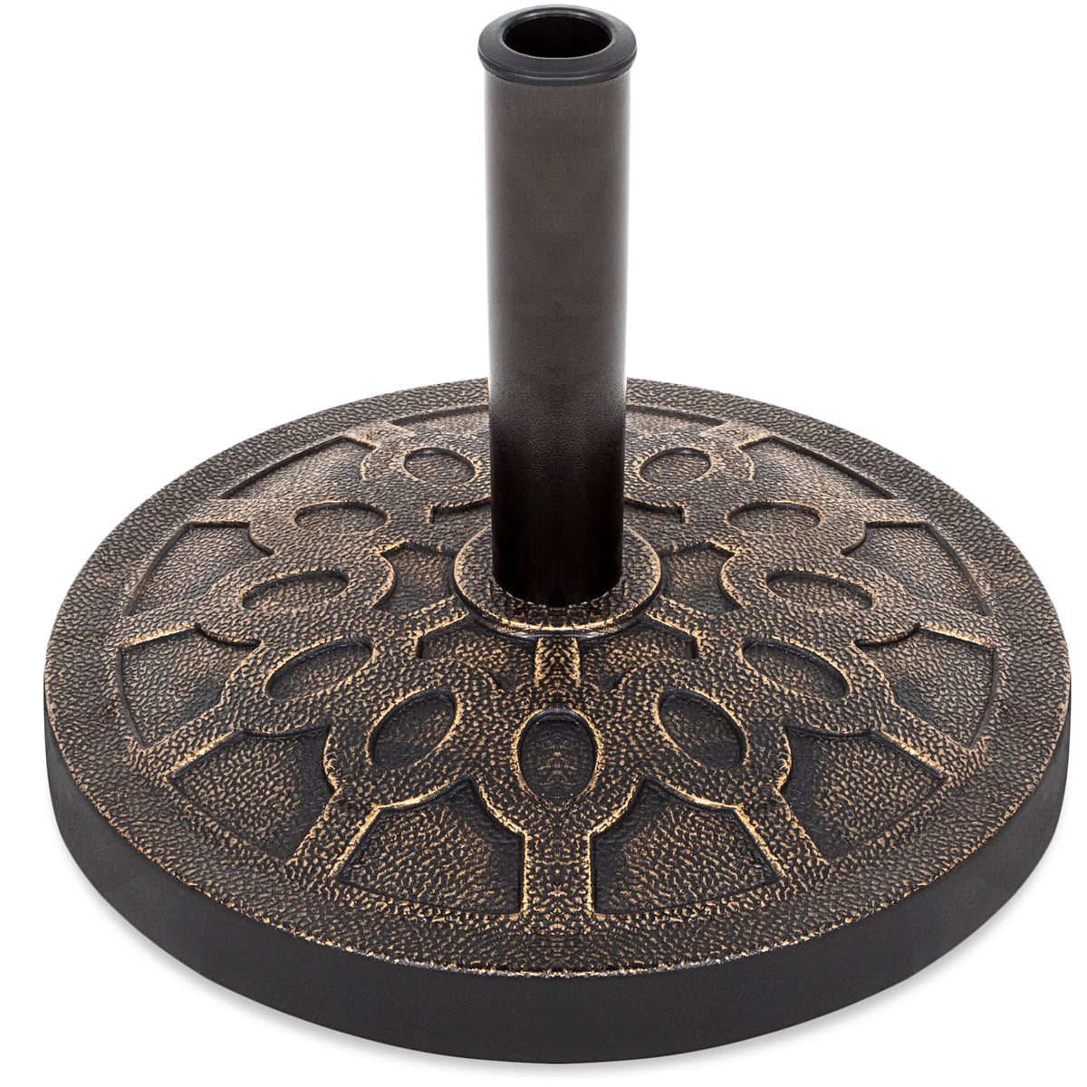 18in Round Heavy-Duty Steel Patio Umbrella Base Stand R31939