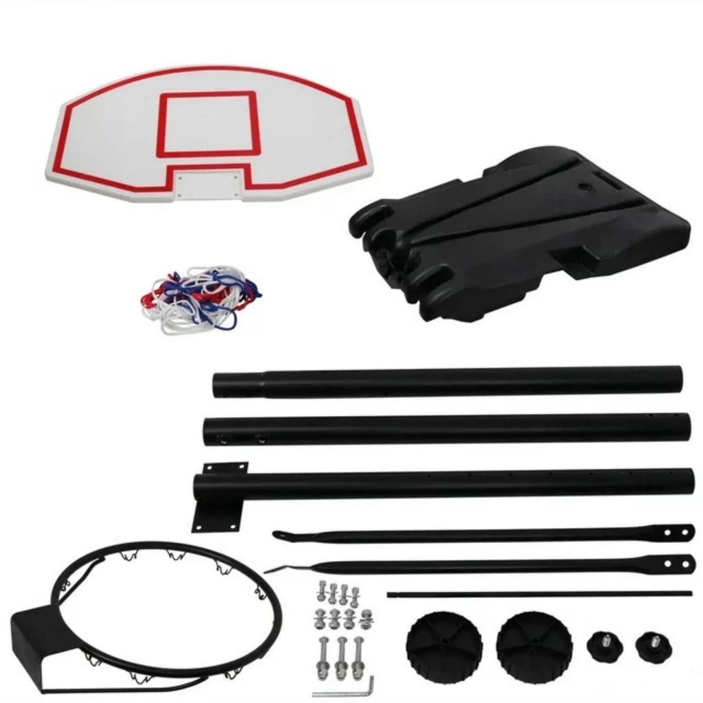 28 in. Portable Height Adjustable Basketball Hoop System O20544