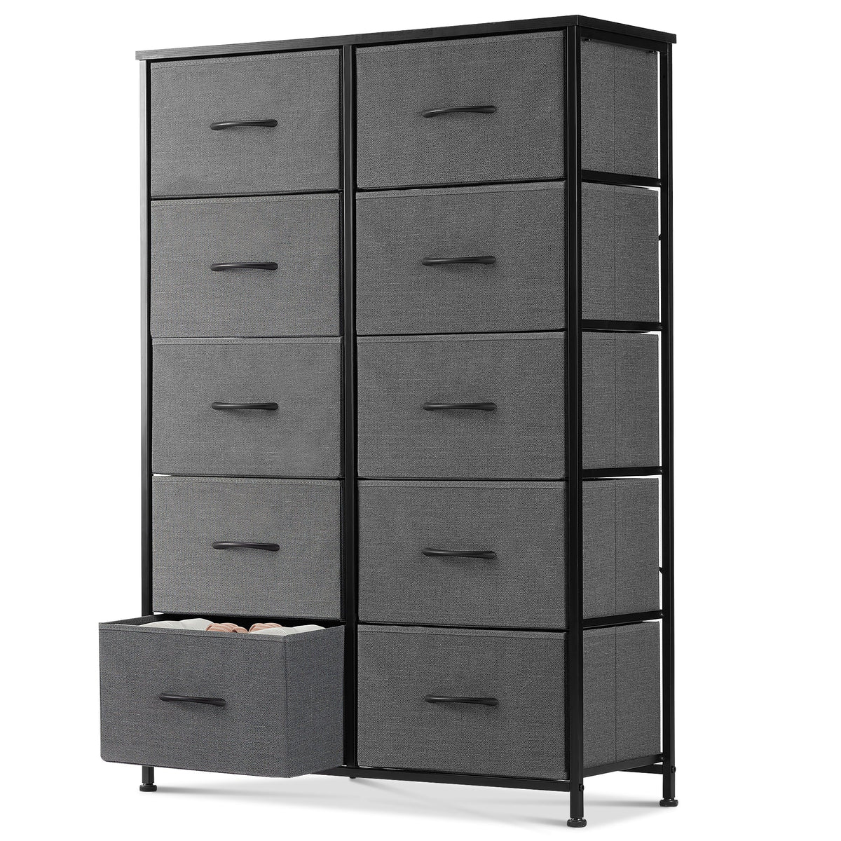 5 Drawer Dresser with Wood Top Q78504