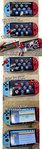16GB Retro Handheld Games Player 7 Inch Video Game Console F517251