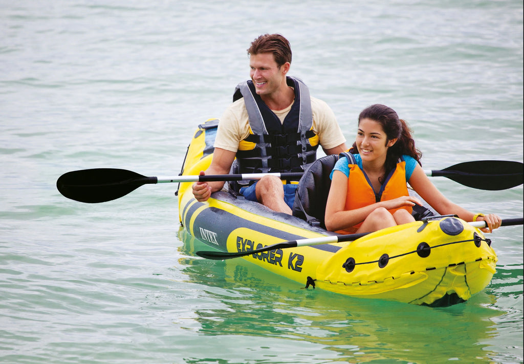 Inflatable Kayak with Oars and Hand Pump A411