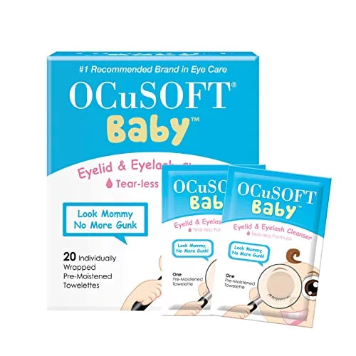 Baby Eyelid and Eyelash Cleanser Towelettes 20 Ea 6 Pack U342