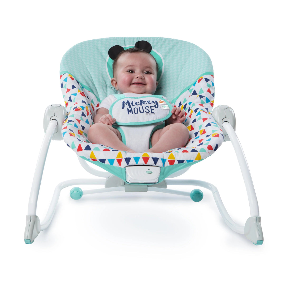 2-in-1 Slip Resistant Vibrating Infant & Toddler Rocker Chair F19134