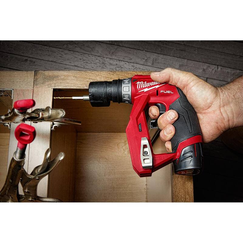12V Lithium-Ion Brushless Cordless 4-in-1 Interchangeable 3/8 in. Drill Driver Kit with Right Angle Drill L46071