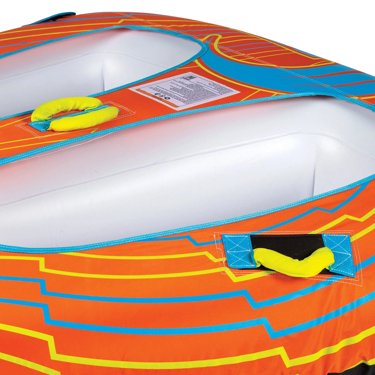 Orange 2 Rider Inflatable Towable Inner Tube Z577762