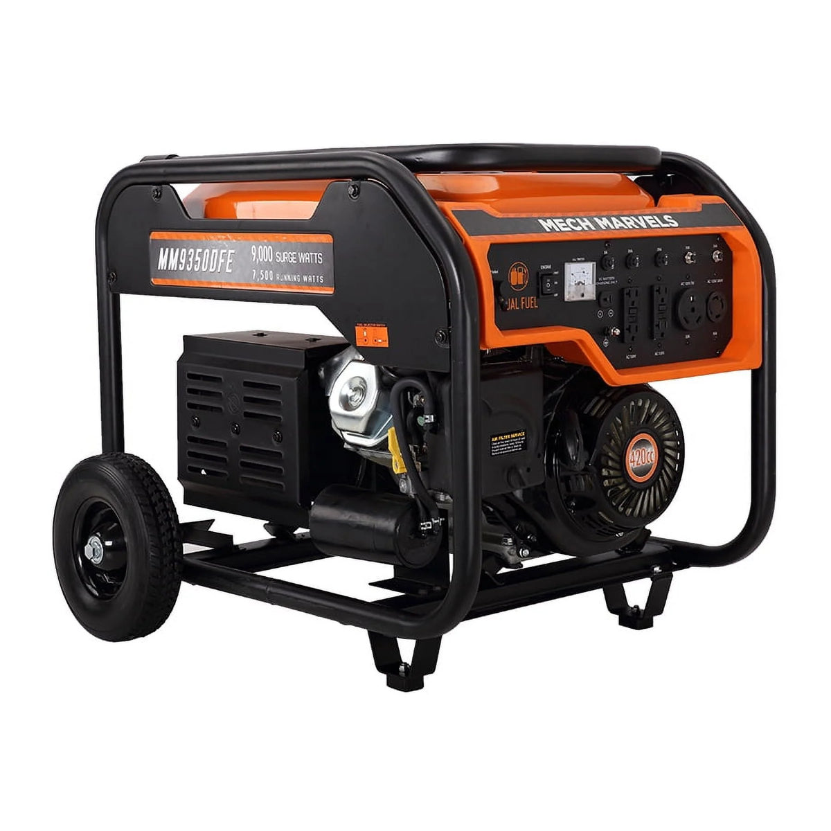 9000 Watt Dual Fuel Portable Power Generator P157