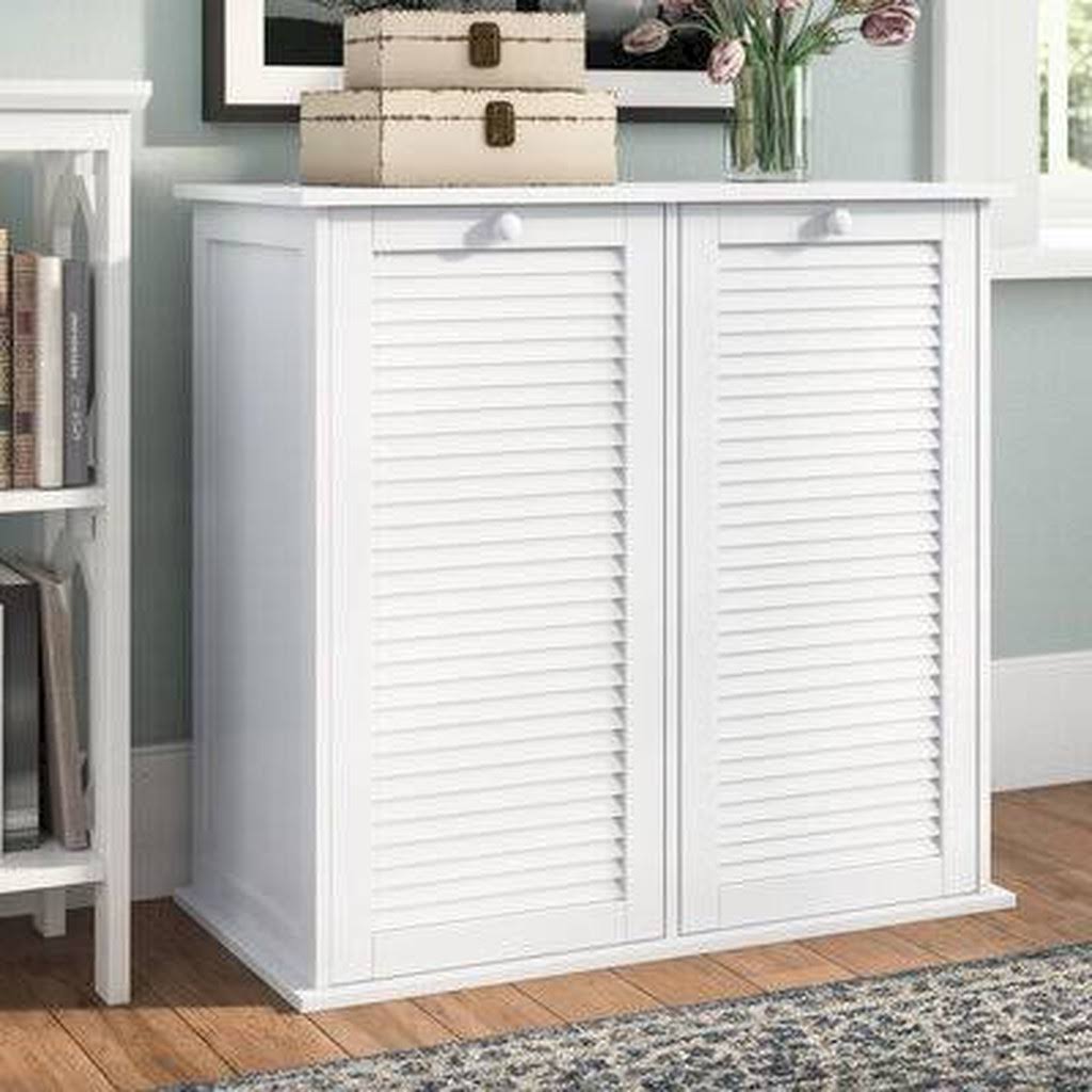 Black Laundry Hamper K7857
