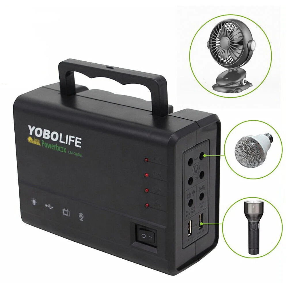 Portable Solar Power Generator Kit with Solar Panel Z14662