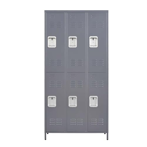 6 Door 72" H Metal Lockers with Lock K904084