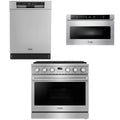 36 Gas Range, Dishwasher and Microwave X7239
