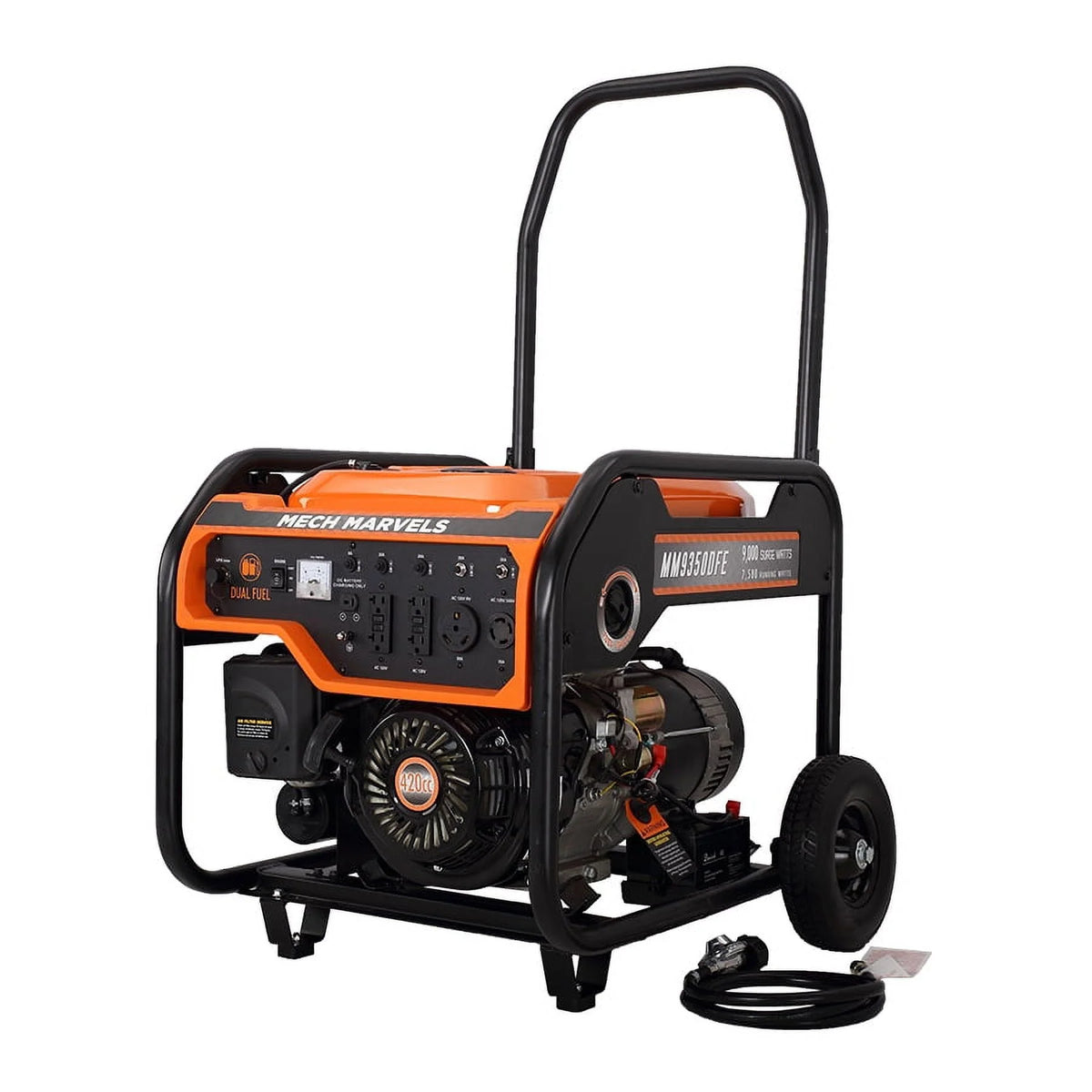 9000 Watt Dual Fuel Portable Power Generator P157